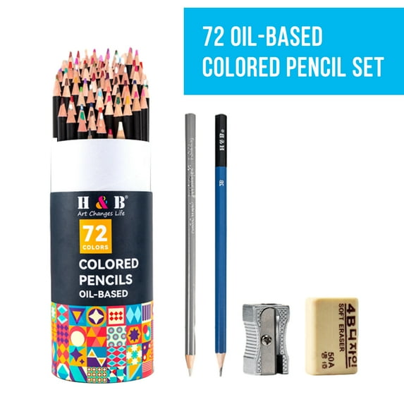 Color Pen,Books And H B Pencils Pre Wide Vibrant Colors With 1 Oil Color Pen Of 72 Ideal 72 Pencils And Decorative Pencils Wide And Ideal 1 Creative Pen Pencilspen Books Pencilswide B Pencils Of