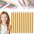 thumbnail image 1 of Color Pencils China Markers, 12PCS Peel off China Marker Grease Pencil for Vinyl Metal Wood Paper Fabrics Leather Cellophane Black Color Pencils, 1 of 8