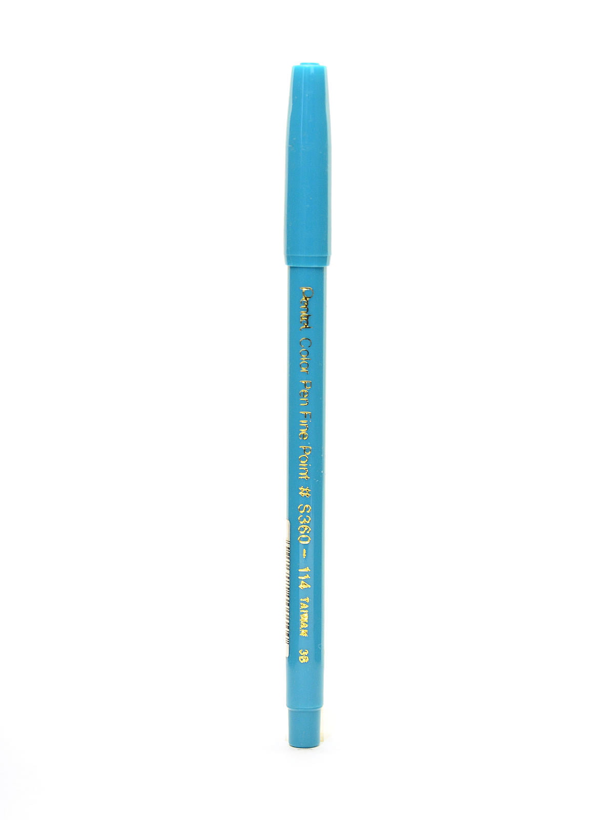Pentel Color Pens, Fine Point, Blue Ink, 24/Pack (24PK-S360-103)