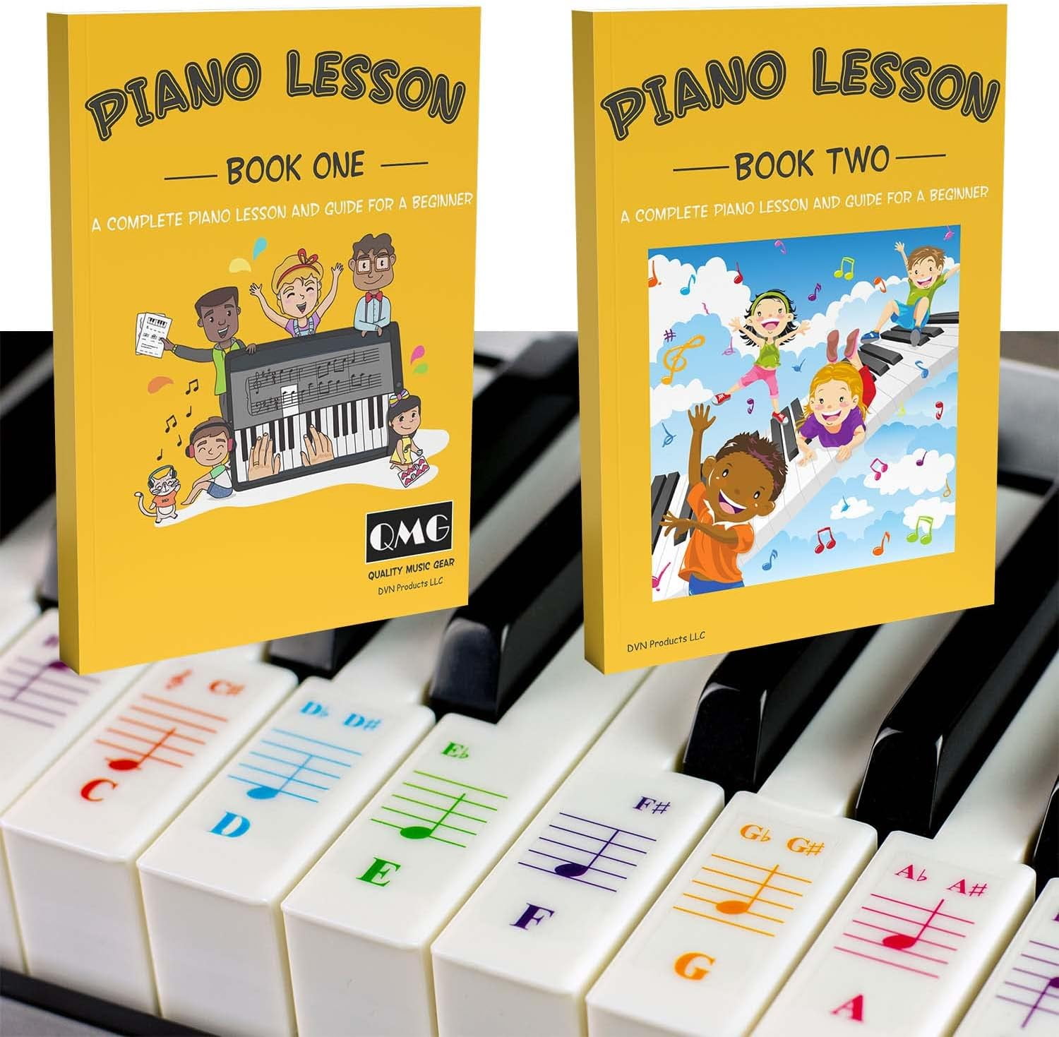  Piano Notes Guide for Beginner, Removable Piano Keyboard Note  Labels for Learning, 88-Key Full Size, Made of Silicone, No Need Stickers,  Reusable and Comes(Color) : 樂器