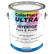 Color Place Ultra Semi-Gloss Interior White Paint & Primer, 1-Gal