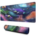 thumbnail image 1 of Color Planet&nbsp;mousepad Gamingwaterproofwashable&nbsp;for Office Home Work GamingmousepadsRubber Base Mousepad with Stitched Edges 31.5x11.8inches, 1 of 7