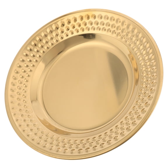 OFFIGAM Non-Stick Stainless Steel Cupcake Baking Tray with Hammered Finish, Bakeware for Home Baking and Entertaining