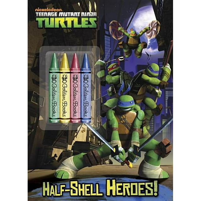 Color Plus Chunky Crayons: Half-Shell Heroes! (Teenage Mutant Ninja Turtles) (Paperback)