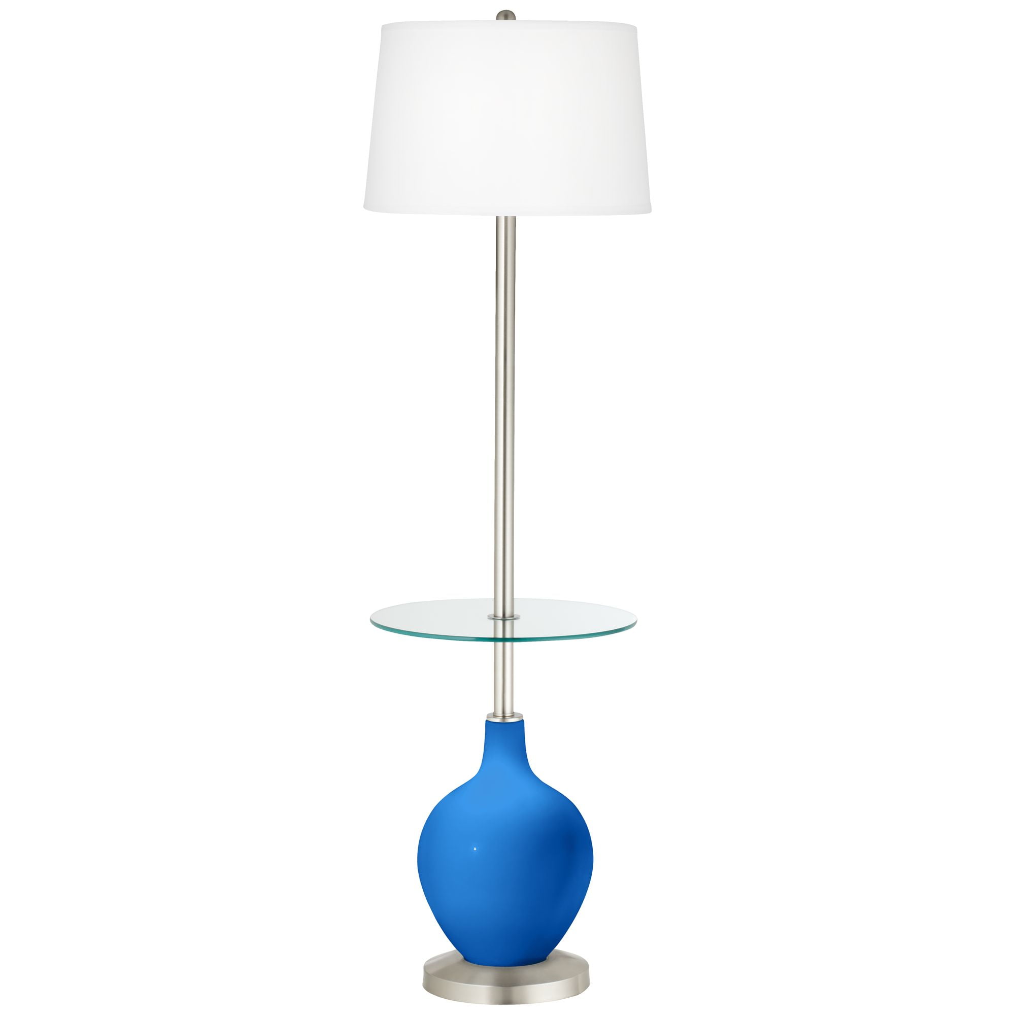 Royal blue floor lamp sale