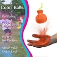thumbnail image 1 of Color Powder Balls, Colors Chalk Balls, Colorful Assorted Balls, Prefilled & Refillable Holi Color Chalk Bombs Throwing Balls, Family Outdoor Activiies, Color Run Photography,Party Games, 1 of 3