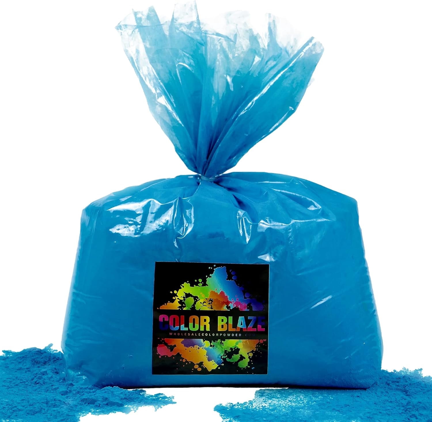 Color Powder Gender Reveal Blue - 25 Pounds - Ideal for Fun Runs, Holi Festivals, Color Wars, and More!
