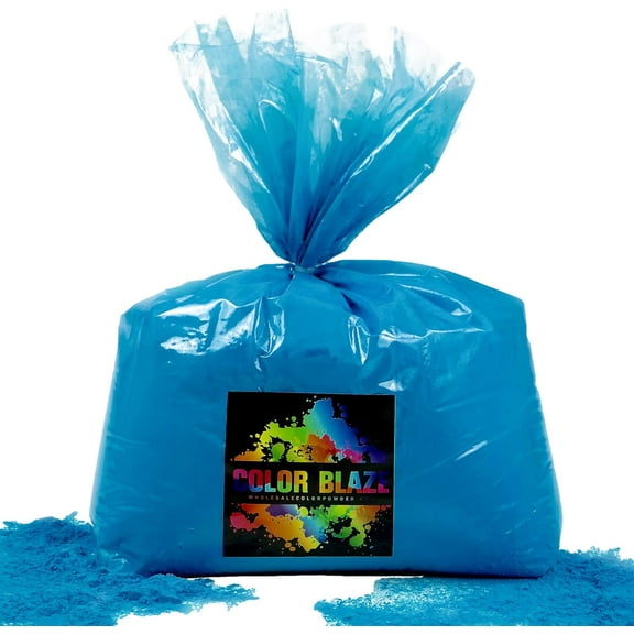 Color Powder Gender Reveal Blue - 25 Pounds - Ideal for Fun Runs, Holi Festivals, Color Wars, and More!