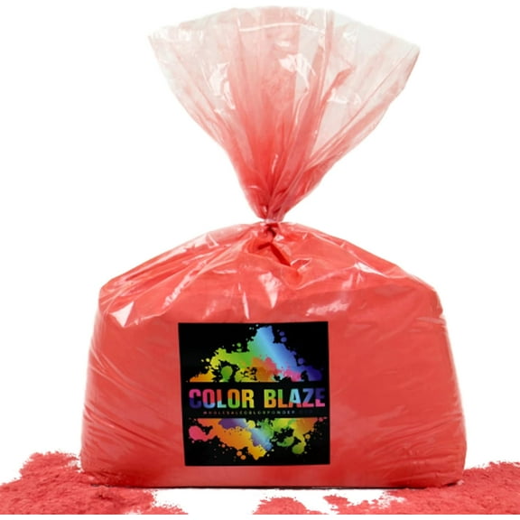 Color Powder Red - 25 Pounds - Ideal for Fun Runs, Holi Festivals, Color Wars, and More!