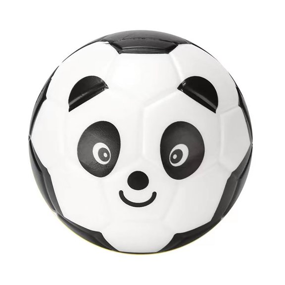 Color Printed PU Stress Ball for Young Users, 6 Inch Foam Sponge Indoor Ball with Cute Animal Design