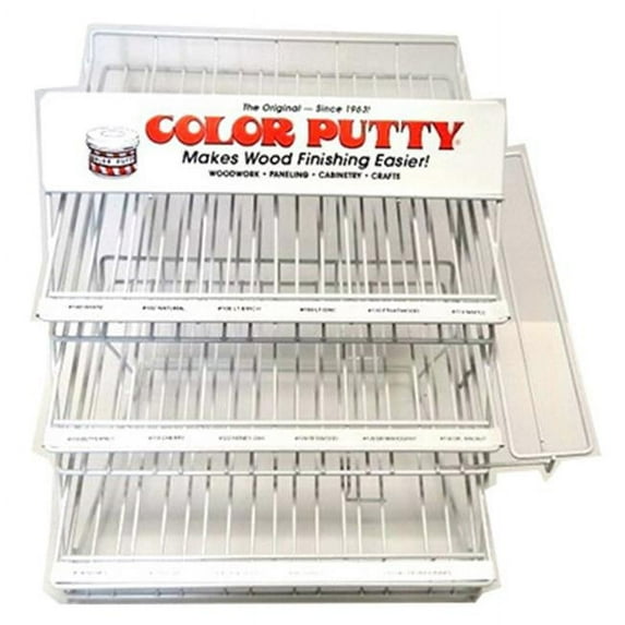 Color Putty 196MT Color Putty Display Empty Rack