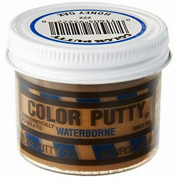 Color Putty Water-Based Formula Color-Transmitted Putty Honey Oak - 3.68 oz