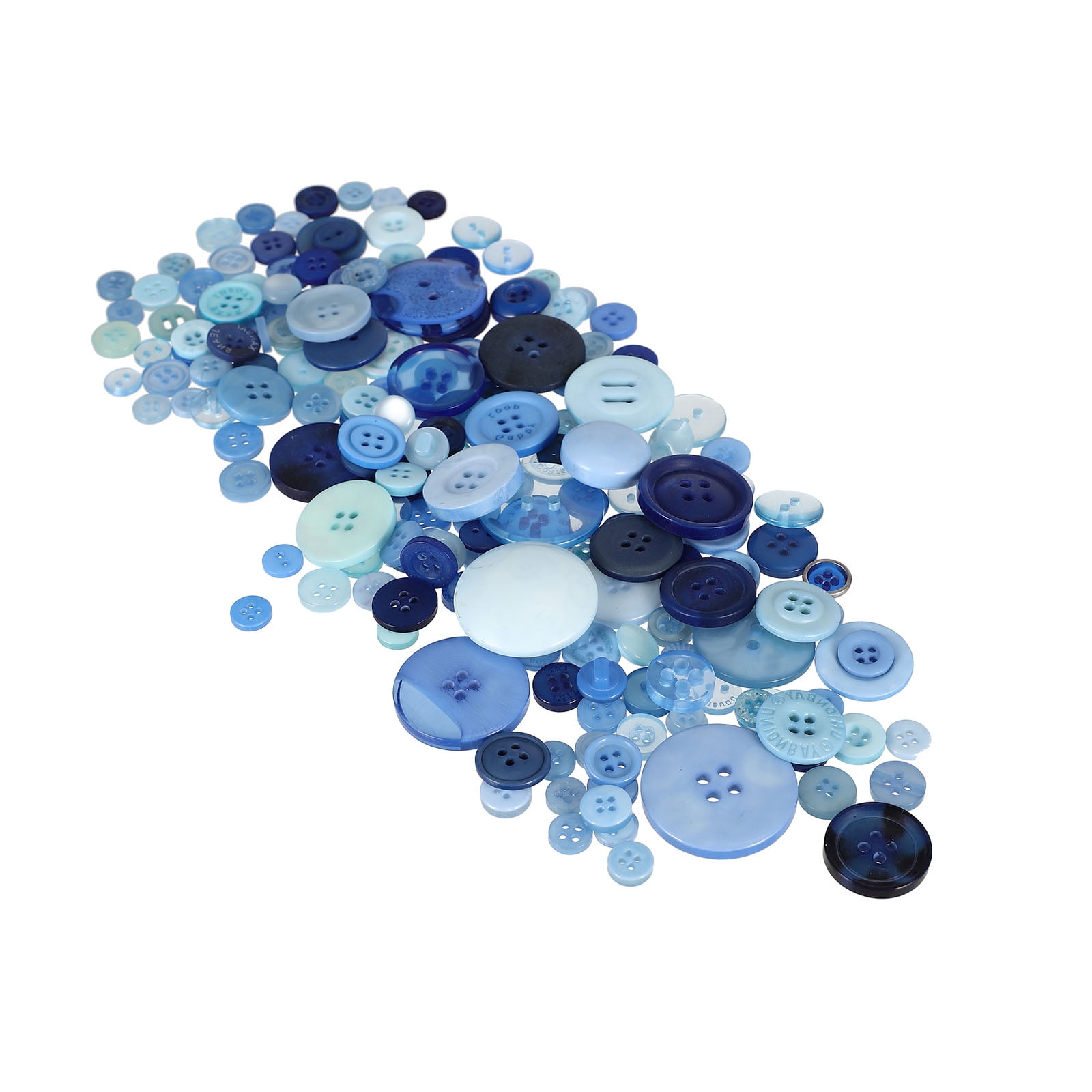 Color Resin Button Blue Crafts Decor Scrapbook Decoration Decorating ...