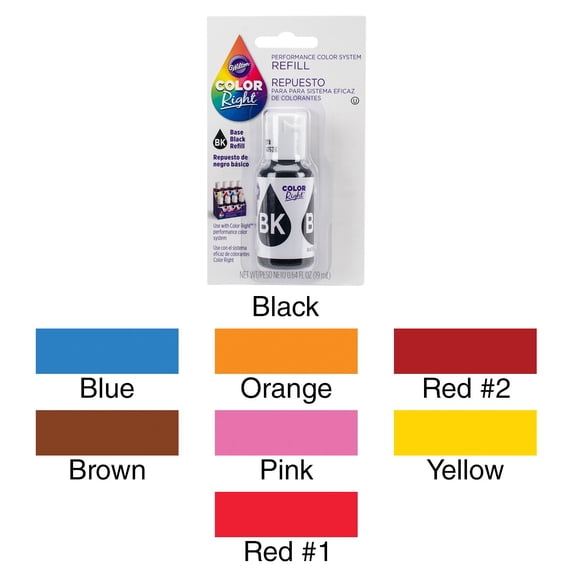 Color Right Food Color System Refill, .7oz