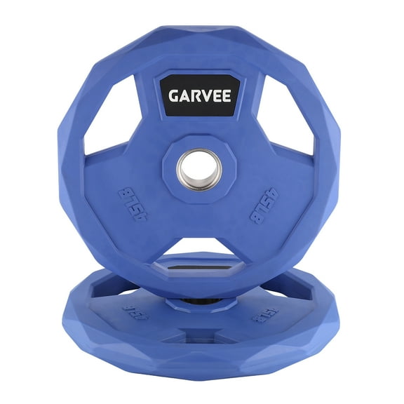 Color Rubber Coated Weight Plates 2-Inch,Barbell Weight Plate Set,Cast Iron Weight Plates for Weightlifting,Home Gym, – 2.5 Lbs,5 Lbs,10 Lbs,25 Lbs,35 Lbs, 45 Lbs Options