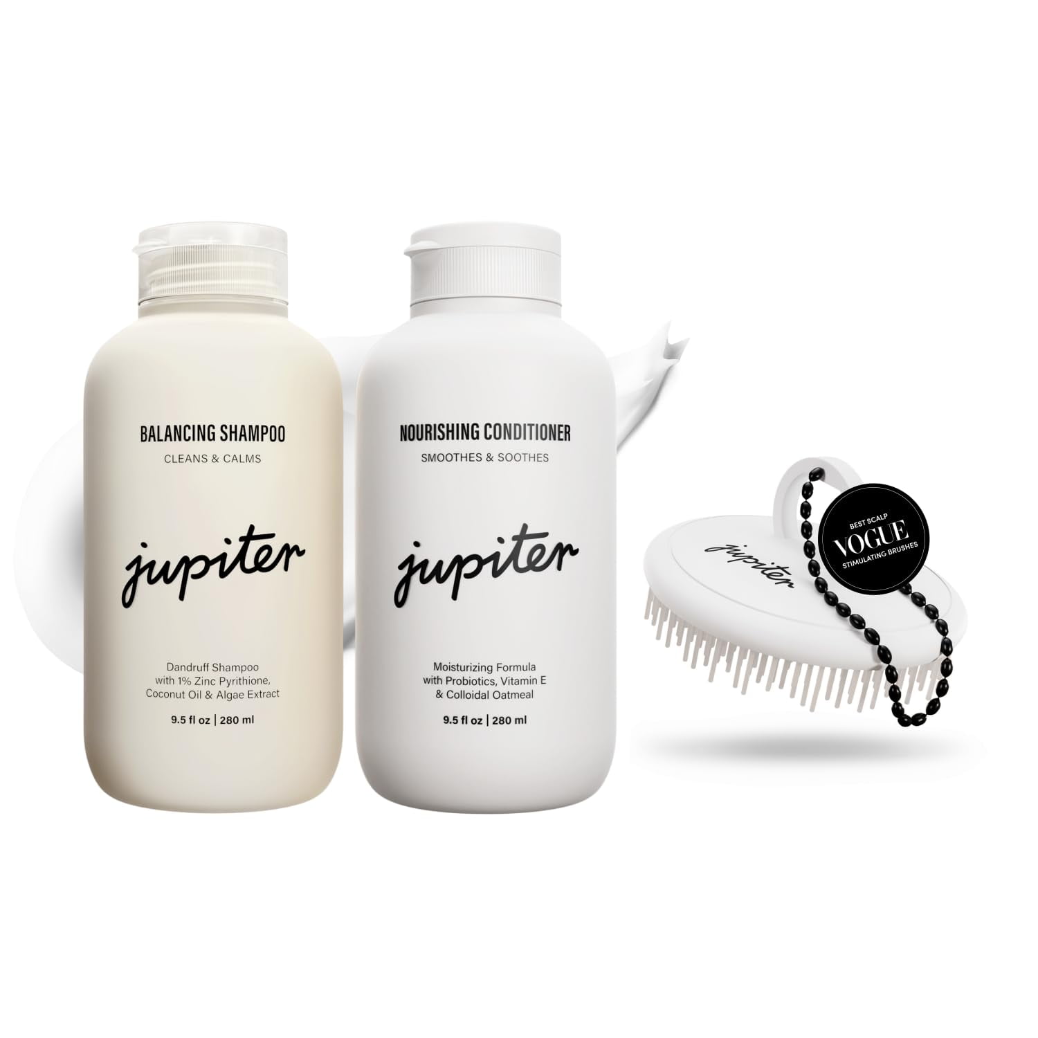 Color Safe Dandruff Shampoo and Conditioner Relieves Dry, Flaky, Itchy Scalp Sulfate Free