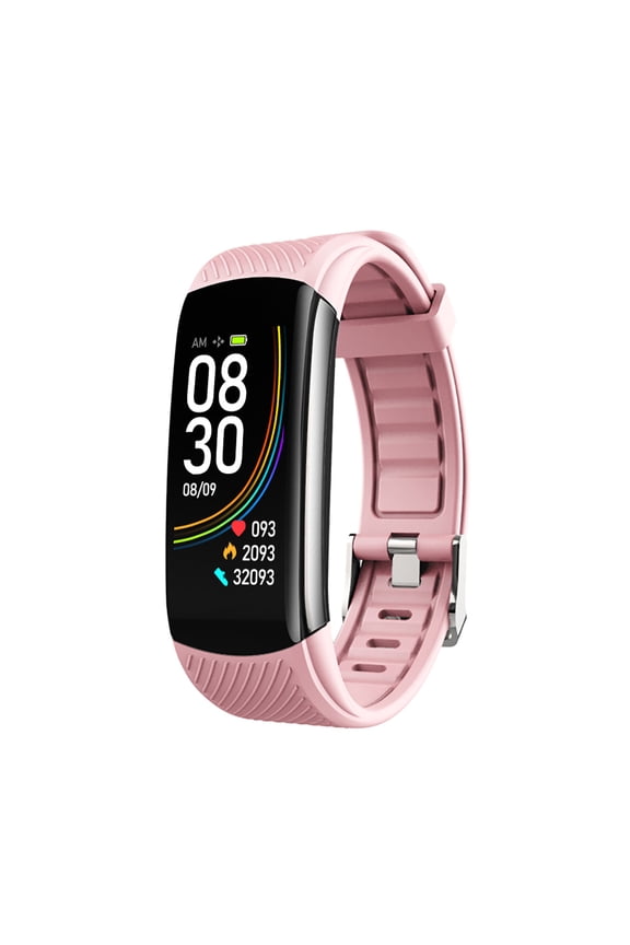 Color Screen Bluetooth Smart Bracelet - Heart Rate/Sleep Tracking, IP68 Waterproof - 13-Day Battery, Call Reminder - for Fitness and Daily Use