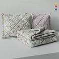 thumbnail image 1 of Color Sense 100% Cotton Printed Quilt Percale Set, Soft & Luxurious Feel, 3-Piece Percale Set Queen Jaipur, 1 of 9
