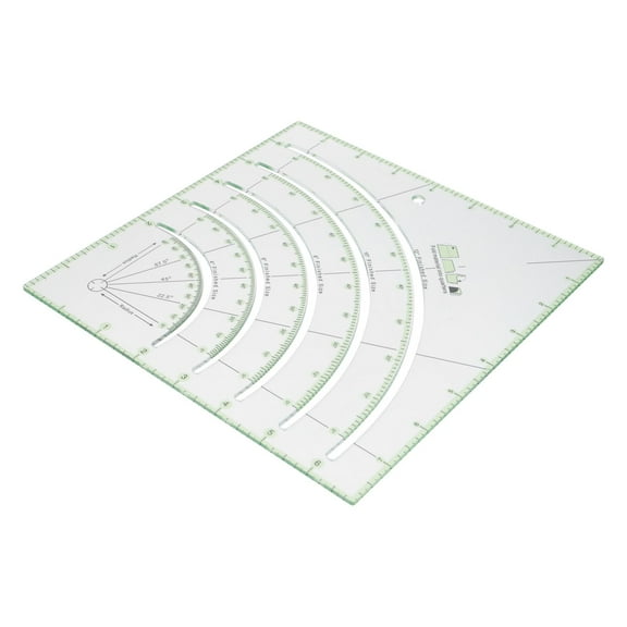 Color Sewing Ruler Acrylic Quilting Ruler Fabric Ruler Large Circle Template Circle Cutter Ruler