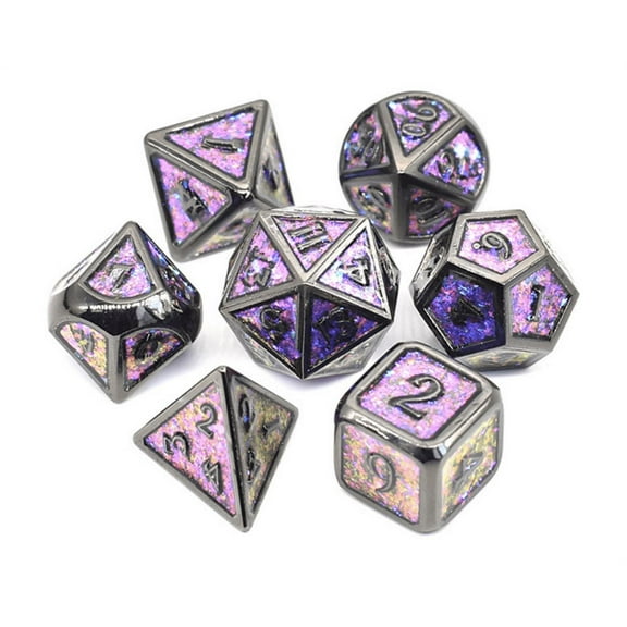 Foam Brain Games Poly Set - Color Shifting Night Sky (7) New