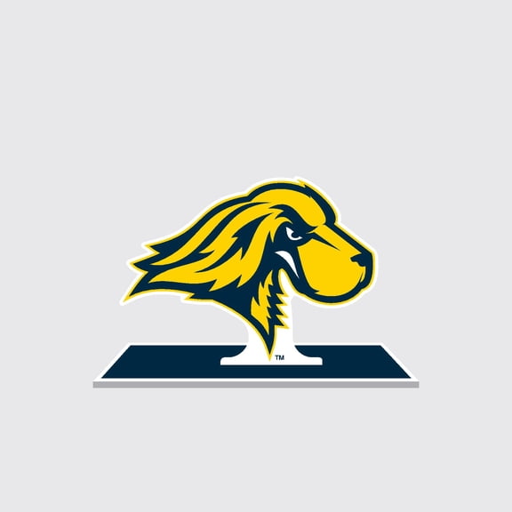 Color Shock Products NCAA Officially Licensed School Mascot Standee Compatible with Pace University