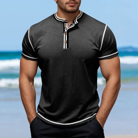 Color Short Sleeve T Shirt Crew Neck Casual Tee Soft Blend Comfortable Fit Stylish Top