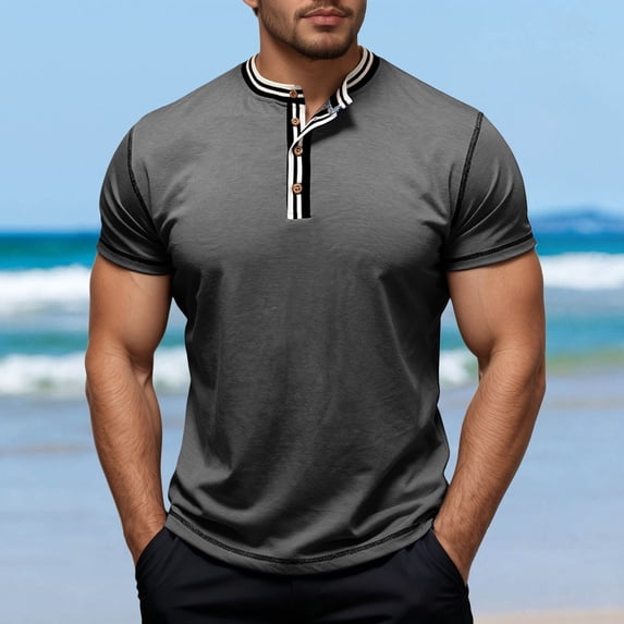 Color Short Sleeve T Shirt Crew Neck Casual Tee Soft Blend Comfortable Fit Stylish Top