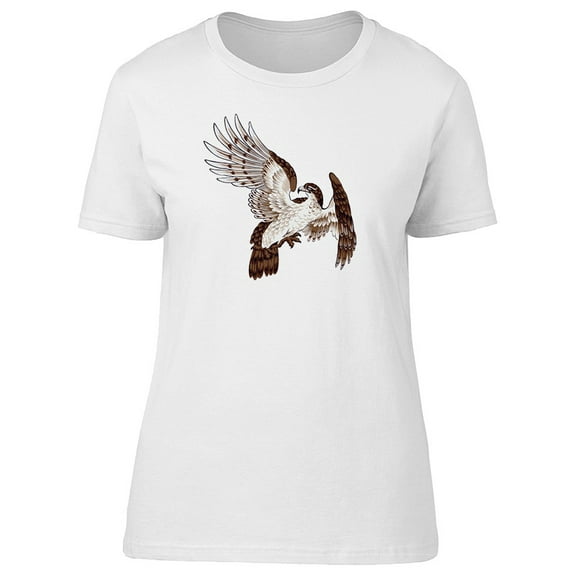 Color Sketch Of Hawk T-Shirt Men -Image by Shutterstock, Male 4X-Large