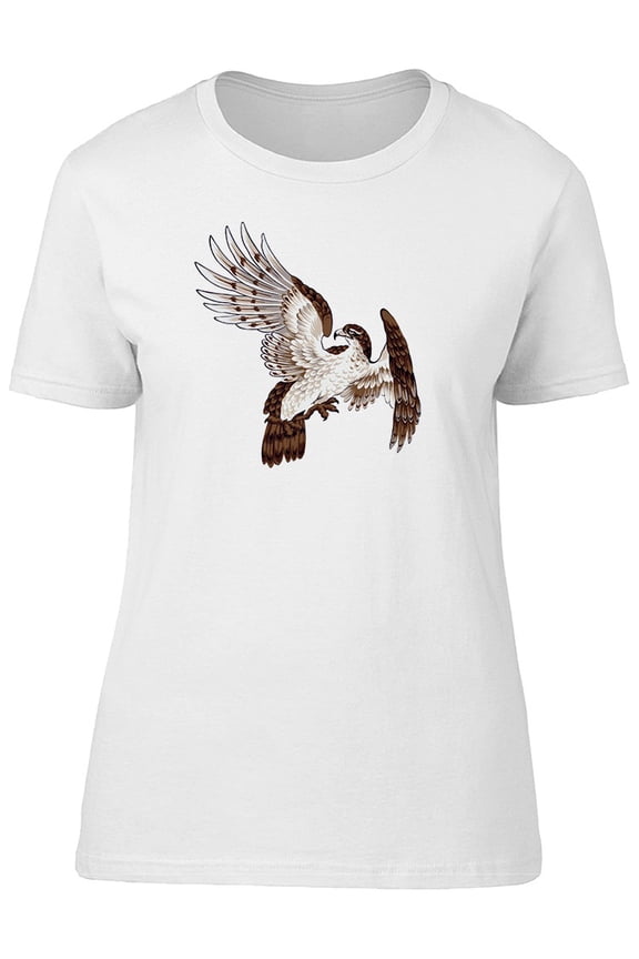 Color Sketch Of Hawk T-Shirt Men -Image by Shutterstock, Male 4X-Large