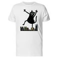 thumbnail image 1 of Color Sketch Of Monster Cat T-Shirt Men -Image by Shutterstock, Male 3X-Large, 1 of 4