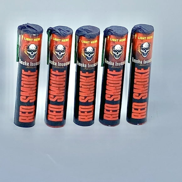 Color Smoke Effects Red-5 Pcs