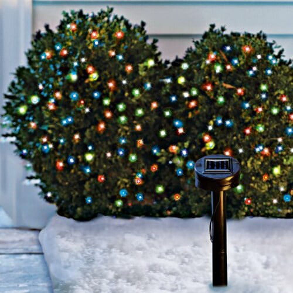 Multi-Color Solar Powered Outdoor LED String Lights