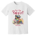 Color Song Comfort Color Tshirt with Tropical Parrot and Loud Island