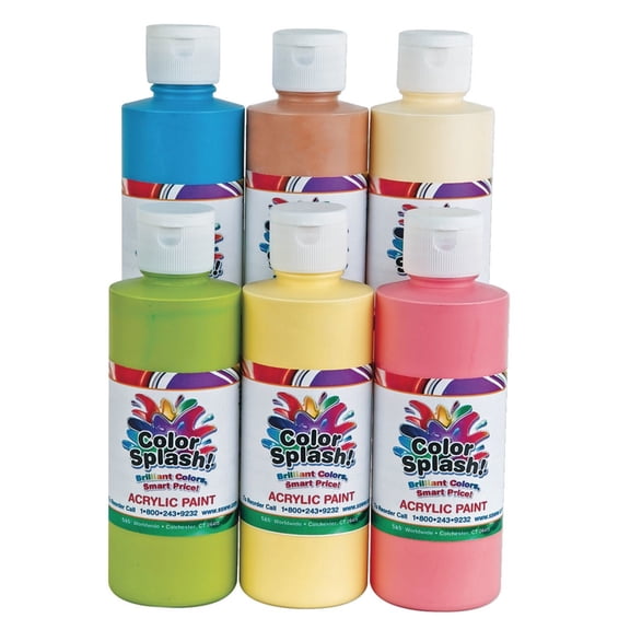 Color Splash! Acrylic Ice Cream Colors 8 oz. (Set of 6)
