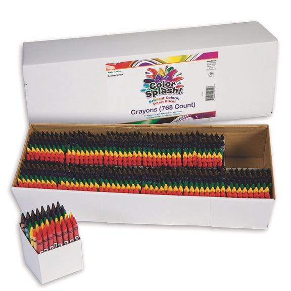 Color Splash! Crayons PlusPack (Box of 768)