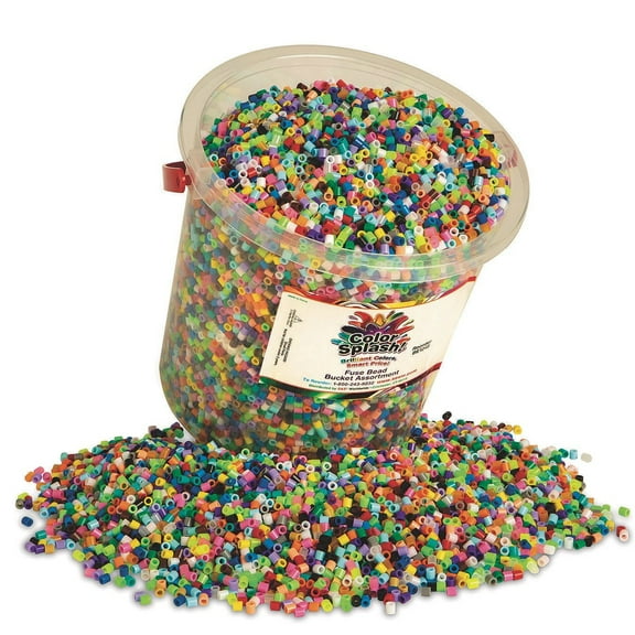 Color Splash! Fuse Bead Bucket, Assorted Colors, 26,000+ Beads