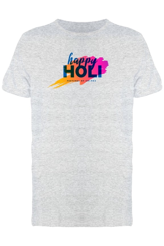 Color Splash Happy Holi Tee Men's -Image by Shutterstock