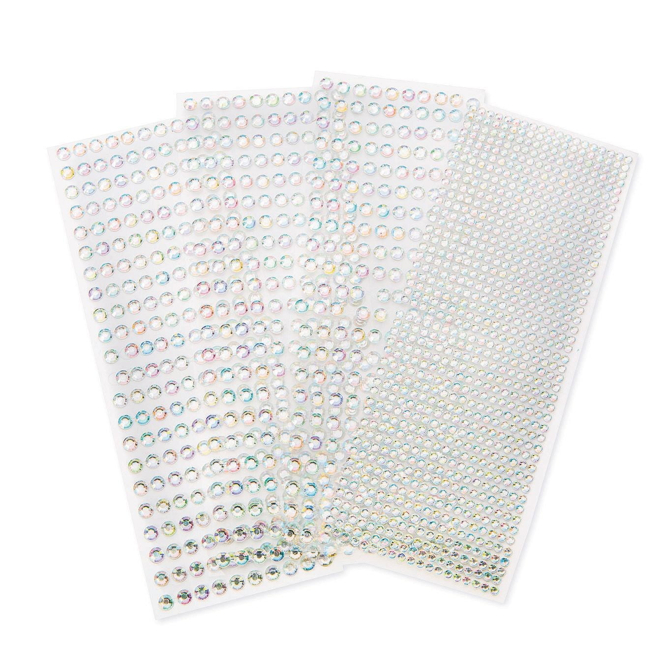 Color Splash!® Iridescent Adhesive Gem Assortment (Pack of 1534)