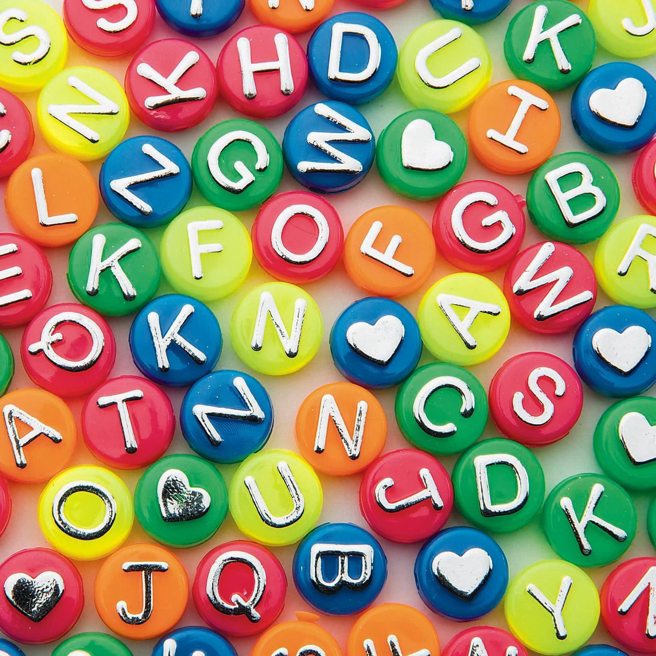 Color Splash!® Neon-Bright Alpha Bead Assortment, 1/2 lb.