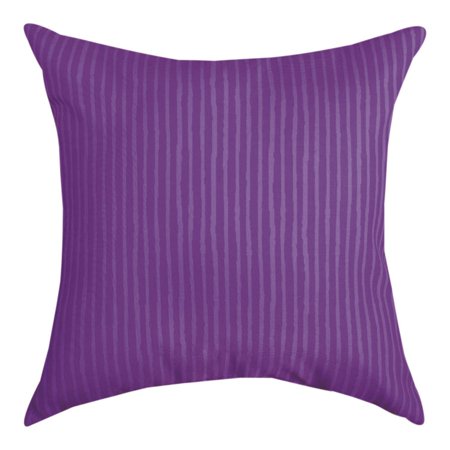 Color Splash Purple Blended Yarn Climaweave Pillow With Multi Finish SLCSP
