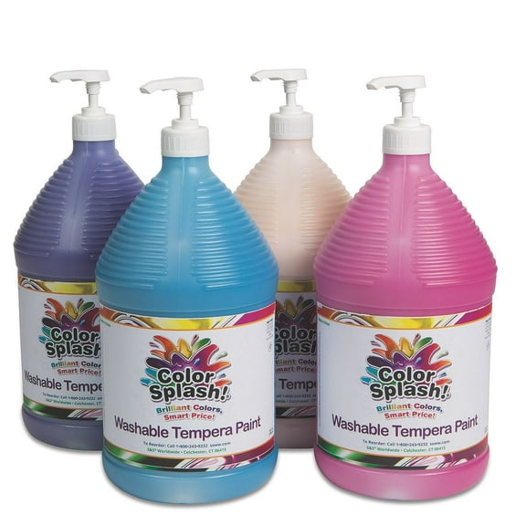 Color Splash! Washable Tempera Paint, Gallon