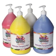 Color Splash!  Washable Tempera Paint Pack, Gallon