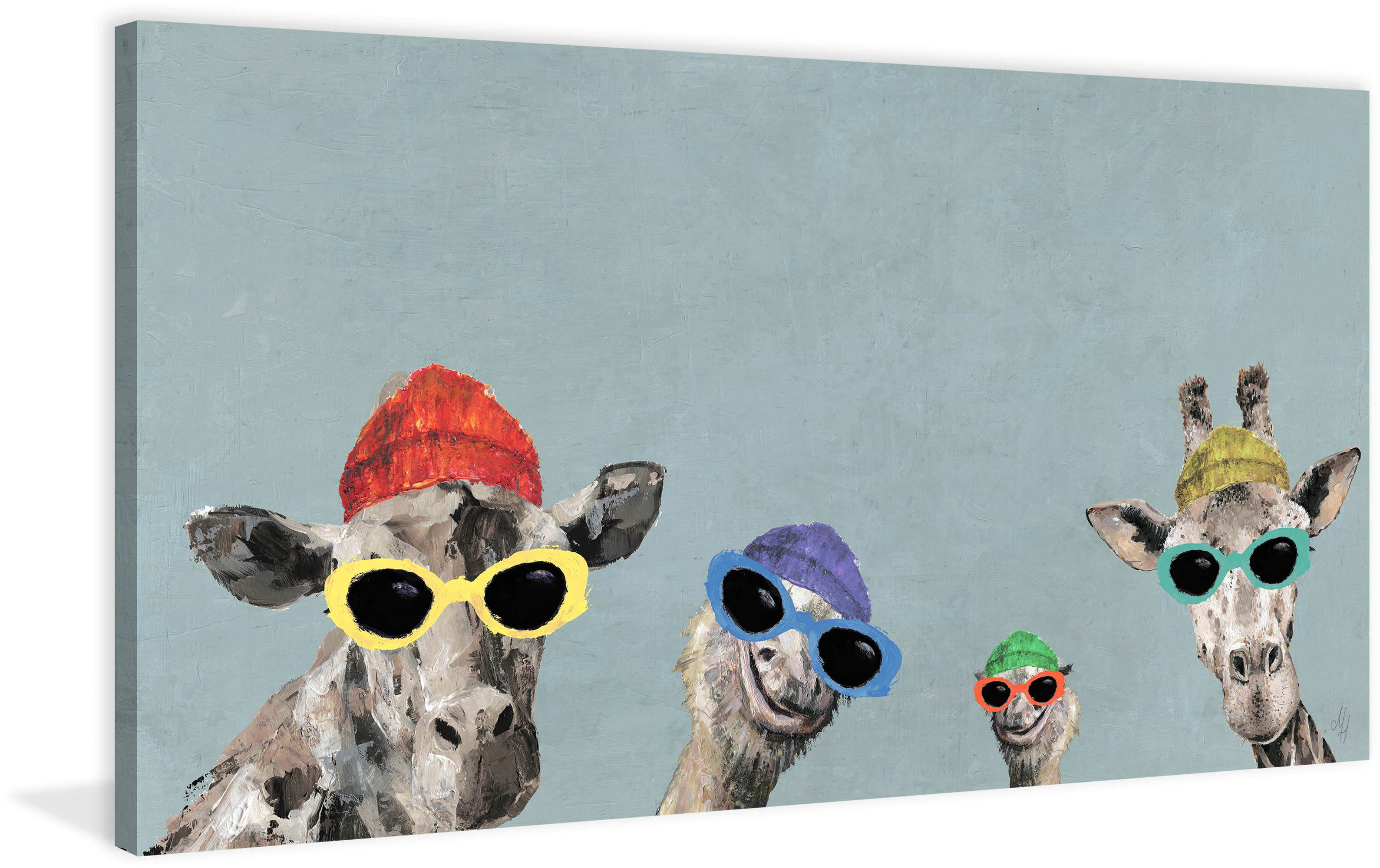 Color Squad Painting Print on Wrapped Canvas