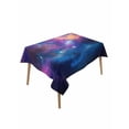 thumbnail image 1 of Color Starry Sky Table Cloth 60x102 Inch Rectangle, Modernism Night Sky Impressionist Style Waterproof Tablecloth Washable Table Cover for Party Picnic Dinner Decor, 1 of 9