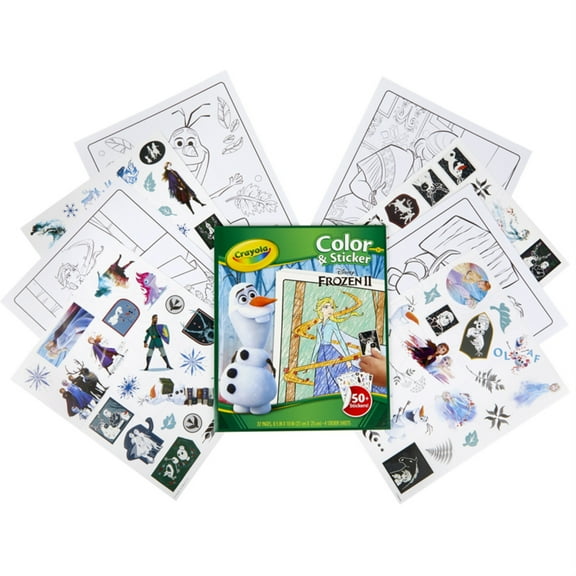 Color & Sticker Book, Frozen 2