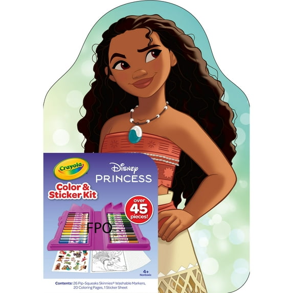 Color & Sticker Kit, Princess