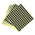 thumbnail image 1 of Color Sticker Round Label 13mm for Office Marker Black Pack of 1320, 1 of 6