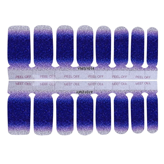 Nail Strips Glittery Color Street Coming up Rose Nail Star Stickers for Acrylic Nails Nail Stickers Glitter Gradient Color Full Wraps Polish Stickers Decal Strips Self-Ashesive Nail