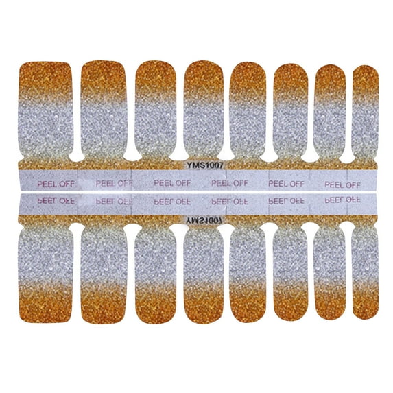 Color Street Nail Strips Glittery Color Street Coming up Rose Nail Star Stickers for Acrylic Nails Nail Stickers Glitter Gradient Color Full Wraps Polish Stickers Decal Strips Self-Ashesive Nail
