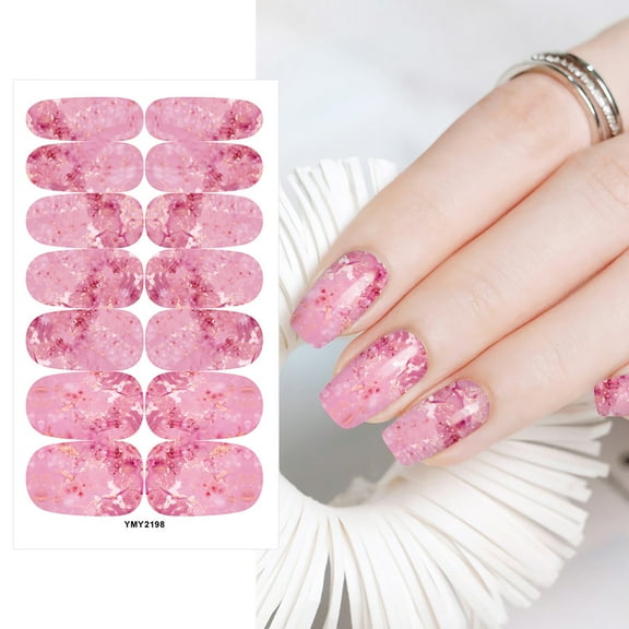 Color Street Nails Strips Solid Colors Toes Sticker Faces for Girls Nail Decals Stickers All Seasons Holiday Nail Wraps for Kids Color Street Polish Strips And Color Street Application Cards Go Glam